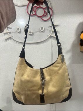 Coach Suede Hampton with Swivel Clip RARE VINTAGE COA